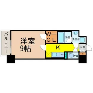 TwinOwls(ツインアウルズ)【6階】の間取り