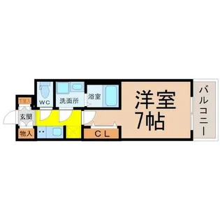 S-RESIDENCE堀田North【6階】の間取り