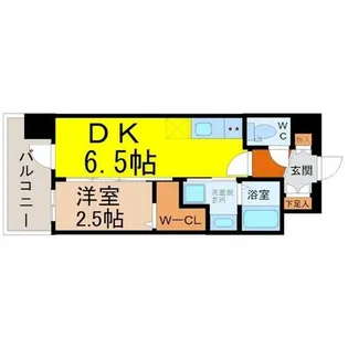 エステムコート名古屋サウスプレミオ【11階】の間取り
