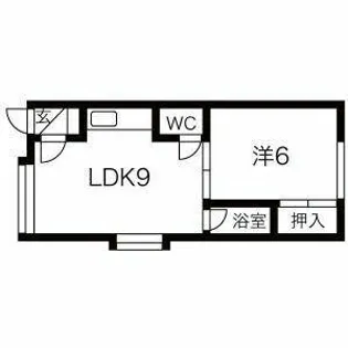 第17大成コーポ【203号室】の間取り
