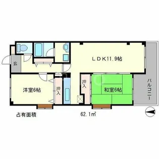 メゾン・ド・イケダ【3階】の間取り