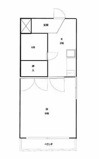 グラスペリアⅠ【305号室】の間取り