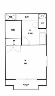 エクセランスⅠ【3階】の間取り