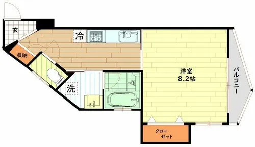 comodo【3階】の間取り