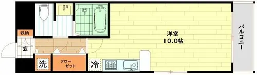 サムティ大阪WESTグランジール【2階】の間取り