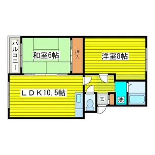 ガーデンハイム西尾【3階】の間取り