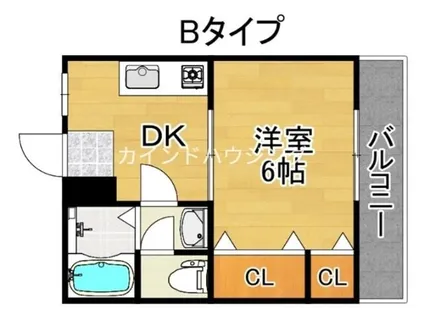 21マンション【1階】の間取り