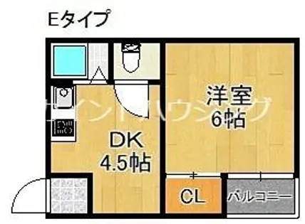 アビリティ住吉【4階】の間取り