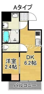 SOAR SHINIMAMIYA【6階】の間取り