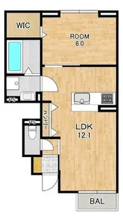 claria萩【1階】の間取り