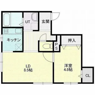 イーグルハイツB【202号室】の間取り