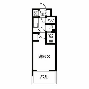 エスリード上前津LIVIA【9階】の間取り