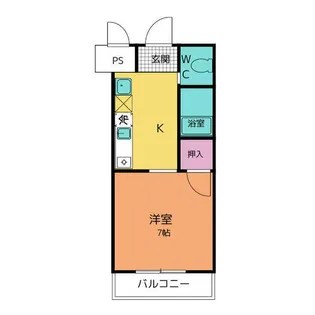 高根台ビレッジ【2階】の間取り