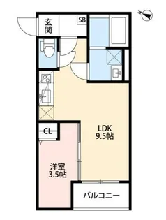 メゾン・ソレイユ【3階】の間取り