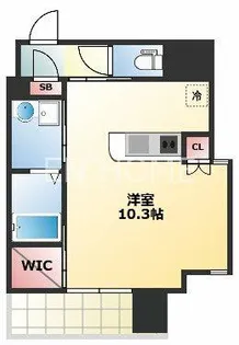 OAK弥栄夕陽ケ丘(オークヤサカ)【10階】の間取り