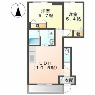 イリヤ【101号室】の間取り