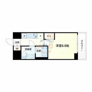 セレニテ江坂グランデ【10階】の間取り