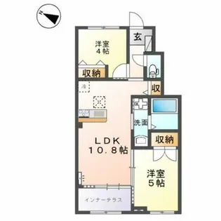 フォレスト蟹ヶ坂【1階】の間取り