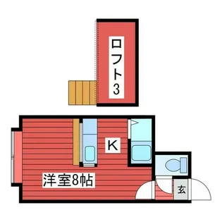 アルノルテ月寒【2階】の間取り