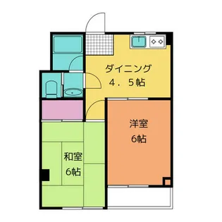 第一コーポ千代【303号室】の間取り
