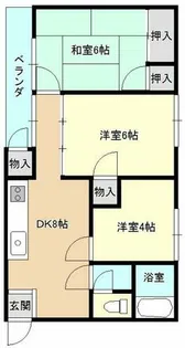 穴井ビル【202号室】の間取り