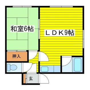 中村第2ハイツ【101号室】の間取り