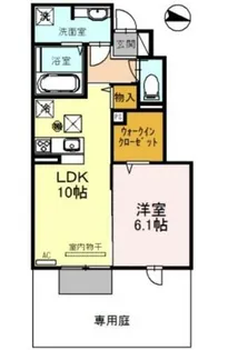 兵庫県三木市福井1丁目【アパート】の間取り