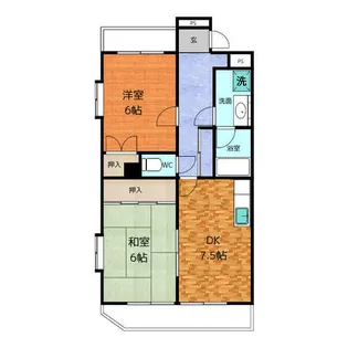 インペリアルハイツ【2階】の間取り