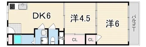 エルパラッツォ本山南【4階】の間取り