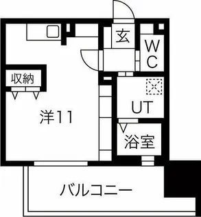 ルシェット白川公園【7階】の間取り