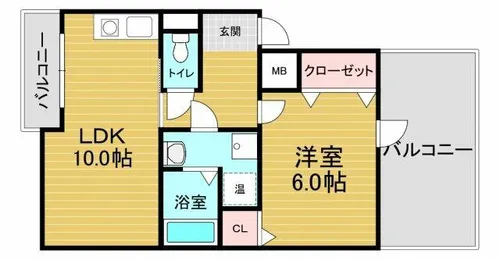 マンションシグマ【4階】の間取り