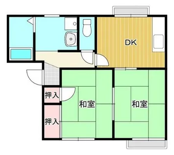 ロイヤルハイツ【2階】の間取り