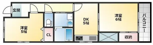 サングレール【4階】の間取り