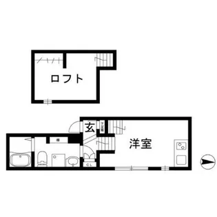 LE COCON 町南【204号室】の間取り