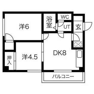 アステリア【4階】の間取り