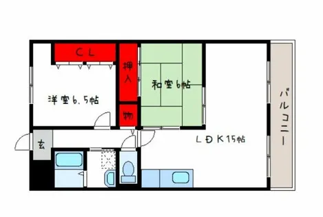 エスペラール【4階】の間取り