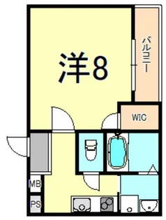 フジパレス栗山公園【3階】の間取り
