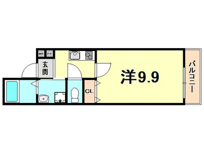 フジパレス西宮北口5番館【1階】の間取り