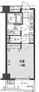 神戸アスタカレッジ【6階】の間取り