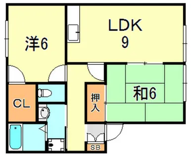 サンビレッジ出合1【1階】の間取り