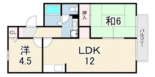サンロード3【2階】の間取り
