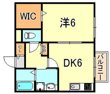 ユマリアコート【1階】の間取り