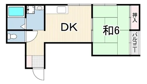 ガーデンパレス【3階】の間取り