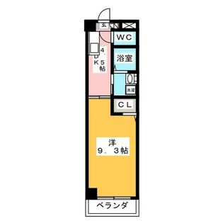 オアゾ名西【4階】の間取り