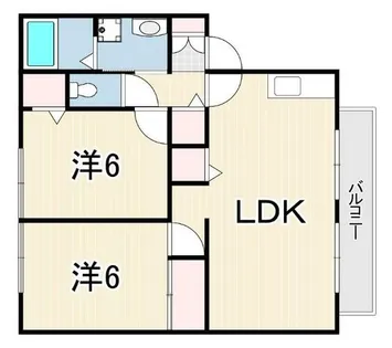プランドールMITANI【2階】の間取り