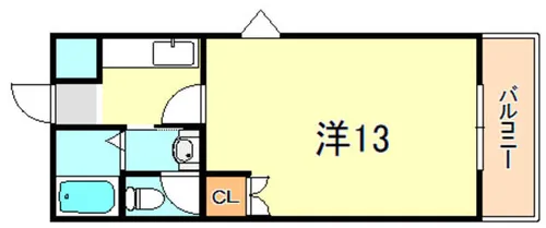パレスコスモ【2階】の間取り