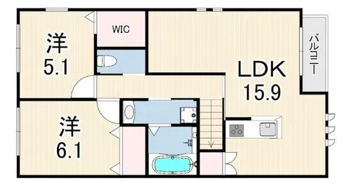 イル・ソーレ1【2階】の間取り