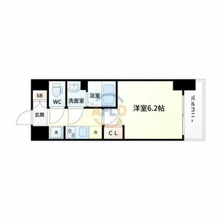 プレサンスブルーム東三国【9階】の間取り