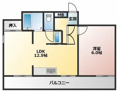 第2八幡屋ビル【5階】の間取り