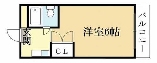 ボーン宇治Ⅱ号館【3階】の間取り
